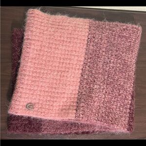 Coach Pink Ombré Stretchy Scarf!
